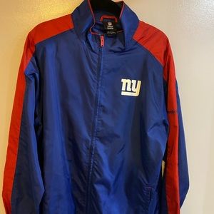 NY Giants light coat